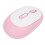 Mouse wireless rosa 800/1600/2400 DPI USB 2.4G 2