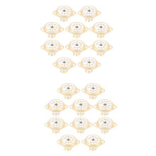 20PCS Ceramic B9A Gold-Plated 9Pin Vacuum Tube Socket Panel Chassis Mount for ECC81 ECC82 ECC83 EL84 6922 Vacuum Tube