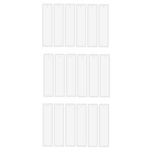 18 Pcs 5.7 Inch Rectangle Silicone Bookmark Mold DIY Bookmark Mould Making Epoxy Resin Jewelry Transparent Mold