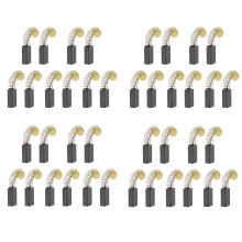 15 Pairs Motor Carbon Brushes 13mm x 8mm x 5mm Universal Power Tool Replacement Parts for Angle Grinder Orbital Sander