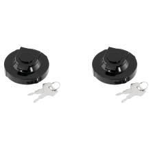 2X Excavator Fuel Tank Cap with 4 Keys for Takeuchi Excavator Track Loader Excavator Accessories 15521-00500