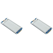 2X Waveshare 2.9 Inch E-Ink Display Local Refresh 296X128 Resolution SPI Communication Interface for Raspberry Pi 4