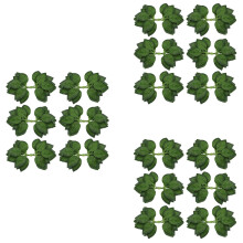Fake Artificial Leaves for Roses Decorations - 108 Silk Green Roses Flowers Leaf with Realistic Vines Flexible Stems