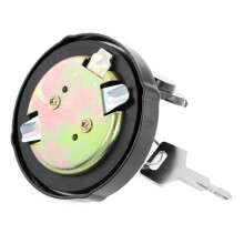 2X Excavator Fuel Tank Cap with 4 Keys for Takeuchi Excavator Track Loader Excavator Accessories 15521-00500