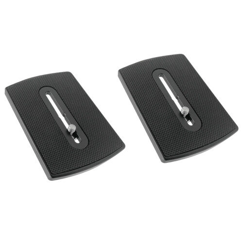 2X Placa de Liberação Rápida para Câmera Libec TH-650HD Placa de Montagem de Cabeça de Tripé 1