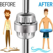 3X 20 Stage Replacement Shower Water Filter Cartridge (No Housing), Compatible with Any Shower Filter of Similar Design