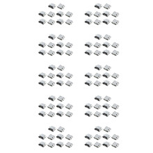 100 Peças Sobressalentes Tipo B Micro-USB FêMea Conector Porta Soquete