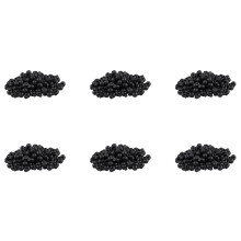 600 Stueck Kordelstopper DIY Schwarz Kunststoff Verbindungselement Cord Lock Stopper Umschaltflaechen