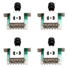 4X 3 Way Selector Switches,Guitar Pickup Toggle Lever Switches for Tele ST Electric Guitar