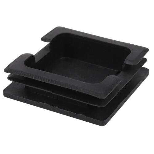 75mm x 75mm Plastic Square Caps Tube Pipe Inserts End Blanking 20Pcs 2