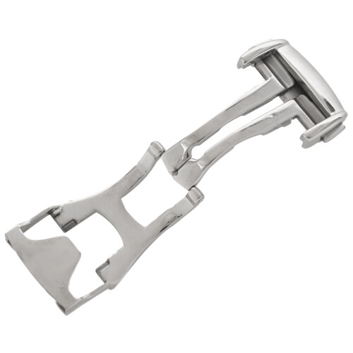 2pcs 20mm Stainless Steel Deployant Watch Strap Folding Buckle Clasp for , Smooth 20mm 2