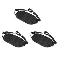3X Ergonomic Foot Rest, Travel Footrest Airplane Leg Rest Flight Foot Hammock Carry- Under Desk Accessories
