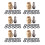 6X Pressure Washer Adapter Set,1/4 Inch Quick Disconnect Kit with 60 Pack O-Ring.5000 Psi 1