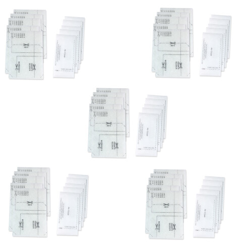 25 Pair Replaceable Vacuum Cleaner Accessory Universal Motor Filter for