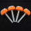 8Pcs Pressure Baby Gate Screw Threaded Spindle Rods Walk Thru Gates Accessory - M10 x 10MM 3