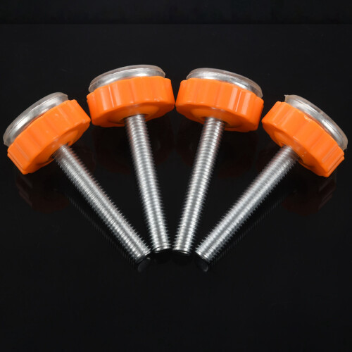 8Pcs Pressure Baby Gate Screw Threaded Spindle Rods Walk Thru Gates Accessory - M10 x 10MM 2