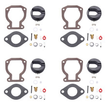 4X Carburetor Repair Kit with FLOAT 4-15 PS for Johnson Evinrude 398453 Repair