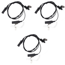3X Auricular PPT con Tubo Acústico de Aire Walkie Talkie para Xir P6600 P6620 XPR3300 XPR3500 MTP3250