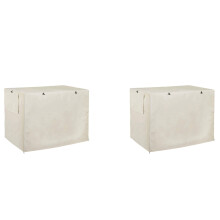 2X Dog Crate Cover Oxford Cloth Pet Kennel Cover Universal Fit for 36 Inches Wire Dog Crate