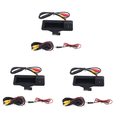 3X Car Rear View Camera Trunk Handle For- E90 E91 E92 E93 E53 E82 E88 X1 X5 X6