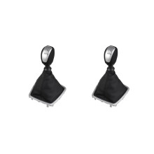 2X 6 Geschwindigkeit Auto Schaltknauf Gamasche Boot Cover Hebel Shifter Griff Stick Boot Gaitor für Laguna Mk3 2007-2014
