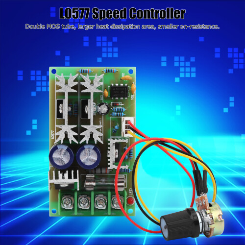 L0577 DC Motor Speed Control Module 10A 75x45x28mm PWM 20A 2