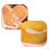 (Yellow) Soft Plush Gingerbread Cushion for Sofa & Bed 6