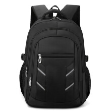 (Black) Waterproof Oxford Laptop Backpack for Travel