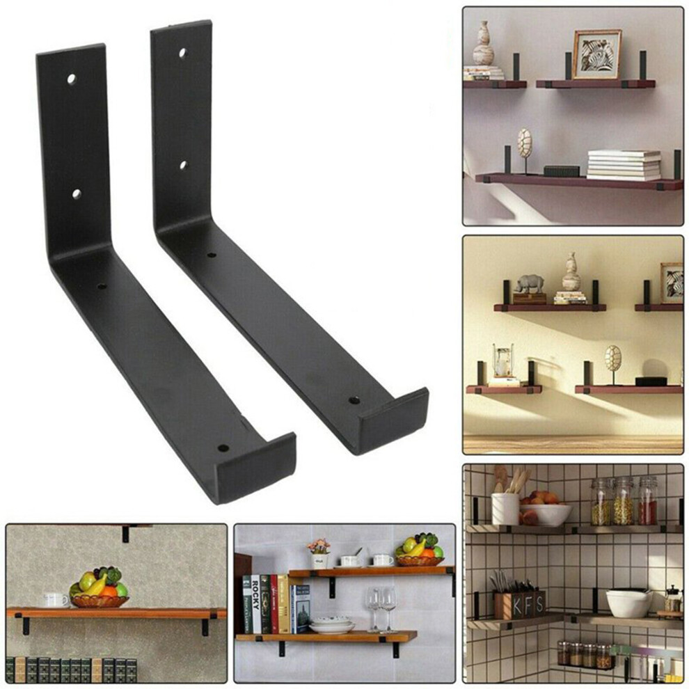 (1Pc) Heavy Duty Floating Shelf Brackets For Wall Shelves 6424024461731