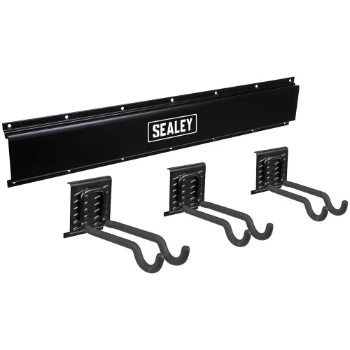 Sealey Sealey APHKIT11 Wall Mounting Sports Equipment Hook Storage Rail