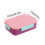 (Pink) Microwave Safe Bento Lunch Box for Office 7