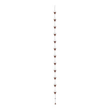 Copper Rain Chain with Bell for Garden