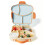 (Mousse Blue) Kids Microwave Safe Bento Box with Fork & Spoon 1