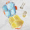 (Mousse Blue) Kids Microwave Safe Bento Box with Fork & Spoon 4