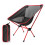 (red) Lightweight Aluminum Folding Camping Chair 2