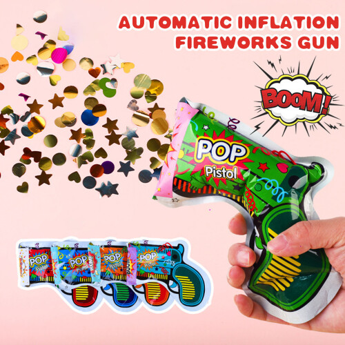 (Random Style) Inflatable Fireworks Gun for Parties & Weddings