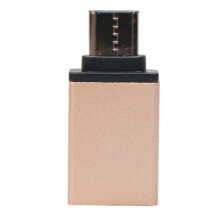 (Golden) Type-C to USB 3.0 OTG Adapter for Phones