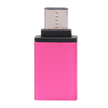 (Rose Red) Type-C to USB 3.0 OTG Adapter for Phones