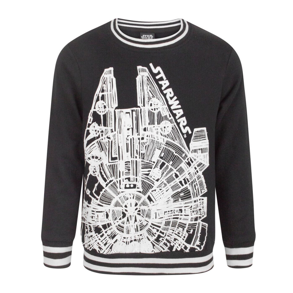 New Star Wars Boys Sweatshirt (S ) Black