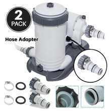 Plastic Hose Adapter Kits with Collar for Intex 4000 2500 2000 1500 ARU Threaded Connection Pumps Pool Parts Supplies
