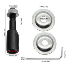 (Steel) 5-16mm Grinding Wheel Shaft Adapter