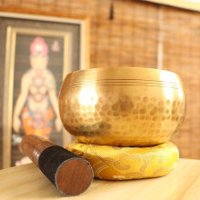 Tibetan Singing Bowl Sound Healing Therapy Instruments Yoga Meditation Massage Handmade Chanting Bowl Buddhist Religion Supplies