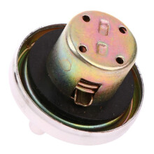 Durable Iron Fuel Tank Cap Silver Fluid Reservoir Cap Fuel Oil Cap ATV