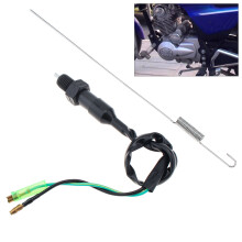 2 Wires Motorcycle Brake Light Switch Fit for Honda Kawasaki Suzuki Yamaha with Spring Rear Drum Brake Pedal Switch