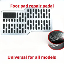 Wear-Resistant Car Foot Pedal Mat Non-Slip Stainless Main Driving Pedal Mat Durable Lightweight Foot Pad Automotive Supplies