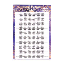 (Glue free model) Natural Lashes Clusters for Cosplay & Daily Use