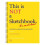 This Is Not a Sketchbook Thick Paper Hardcover Art Class Drawing Book with Lined Blank Pages Interactive Professional Workbook 1