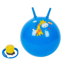 (Blue, 45cm) Kids\' Thickened Hop Ball - Blue/Green/Yellow