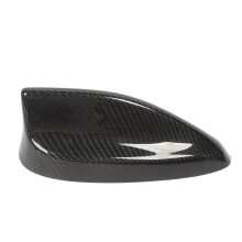 Glossy Carbon Fiber Shark Fin Roof Antenna Cover for Mustang Mach‑E 2021+