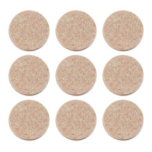 (Beige) 32pcs Heavy-Duty Felt Pads for Furniture & Floors